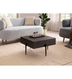Stolik kawowy EVELIN  64 cm antracytowy