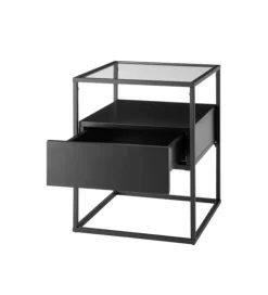 Stolik kawowy EVORA 43 cm czarny