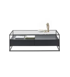 Stolik kawowy EVORA 120 cm czarny