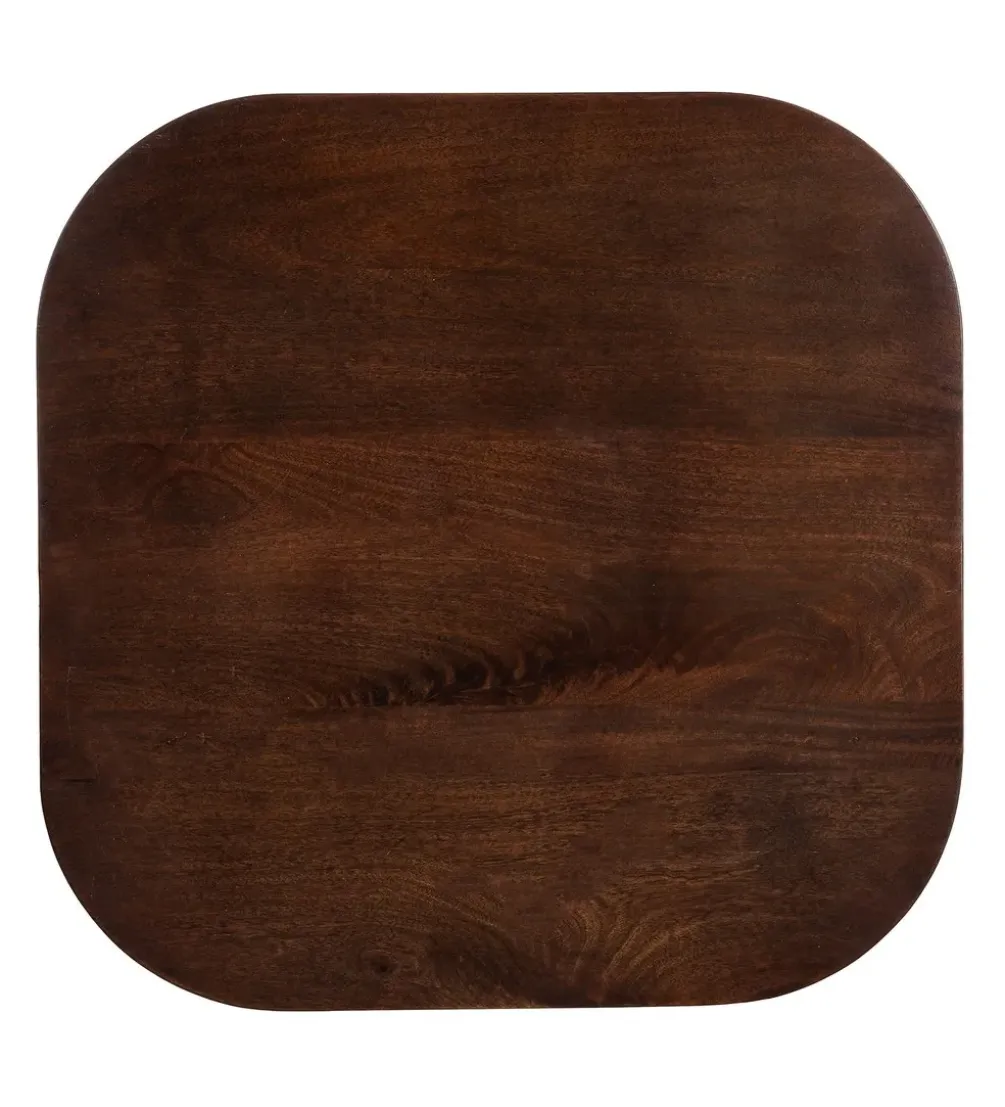 Stolik kawowy FEGANE 80 cm drewno mango