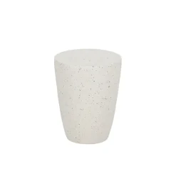 Stolik kawowy FIBRA 37 cm w odcieniach bieli