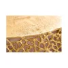 Stolik kawowy FLANK Leaf 73 cm złoty