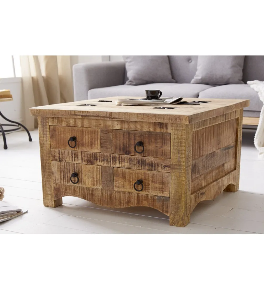 Stolik kawowy GALLE Craft 70 cm Mango