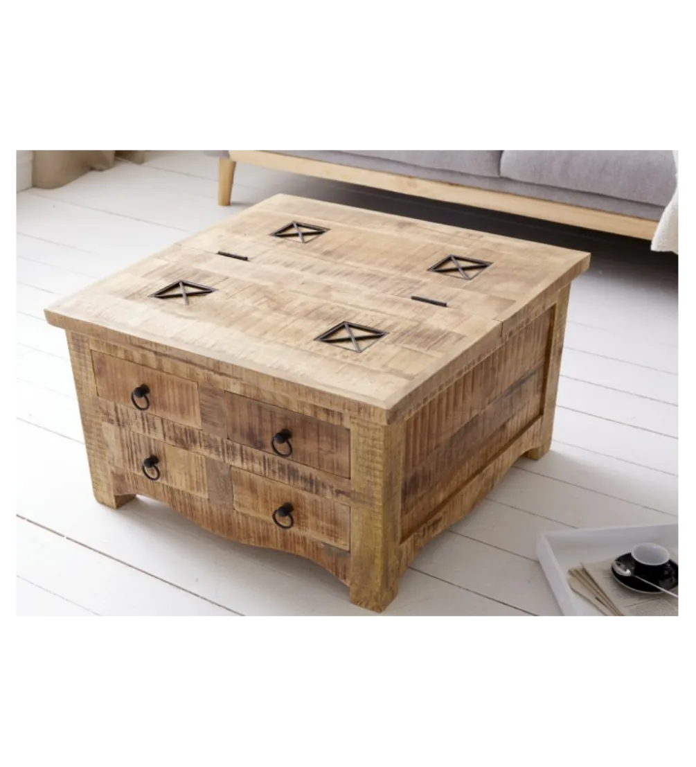 Stolik kawowy GALLE Craft 70 cm Mango