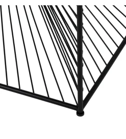 Stolik kawowy GEMETRO 80 cm czarny