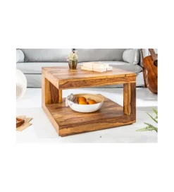 Stolik kawowy Giant 60 cm drewno Sheesham