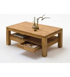Stolik kawowy GORDON 115 cm drewno dąb