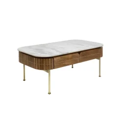 Stolik kawowy GRACE 110 cm Drewno Mango