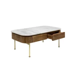 Stolik kawowy GRACE 110 cm Drewno Mango