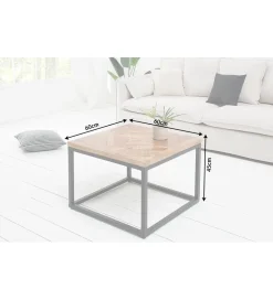 Stolik kawowy GRANDE Infinity Home 60 cm drewno mango