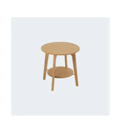 Stolik kawowy HERMA 50 cm bambus naturalny