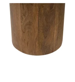Stolik kawowy HUGI 135 cm marmur drewno mango