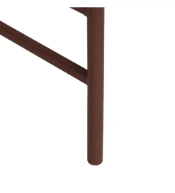 Stolik kawowy INDUSTRIAL 55 cm Ciemna Terakota