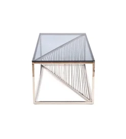 Stolik Kawowy INFINITY 120 cm srebrny