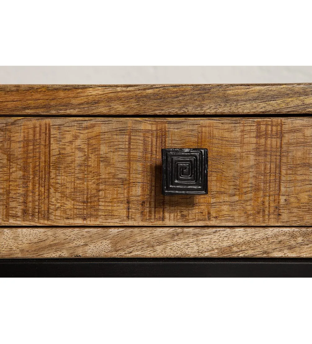Stolik Kawowy Iron Craft 100 Cm drewno Mango