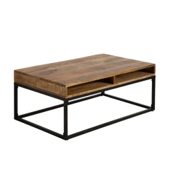 Stolik Kawowy Iron Craft 100 Cm drewno Mango