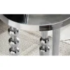 Stolik kawowy Jardin 44 cm srebrny