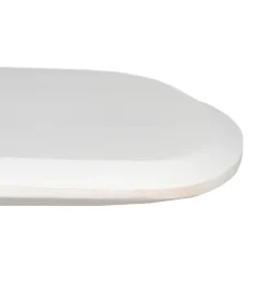 Stolik kawowy KARAZ 130 cm drewno akacja różowo-biały