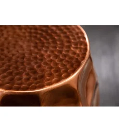 Stolik Kawowy Kerrash 30 Cm Miedziany