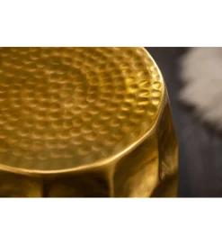 Stolik kawowy Kerrash 30 cm złoty