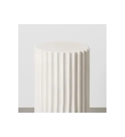 Stolik kawowy kolumna GREKA 60 cm biały