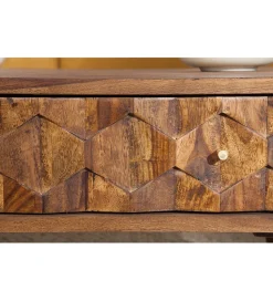 Stolik kawowy Komodo Mystic Living 100 cm drewno Sheesham