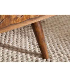 Stolik kawowy Komodo Mystic Living 100 cm drewno Sheesham