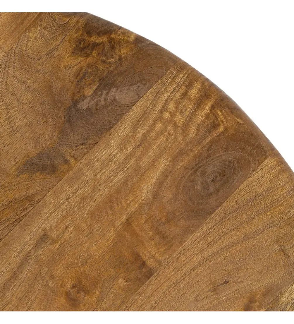 Stolik kawowy KONECEN 77 cm drewno mango