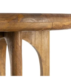 Stolik kawowy KONECEN 55 cm drewno mango