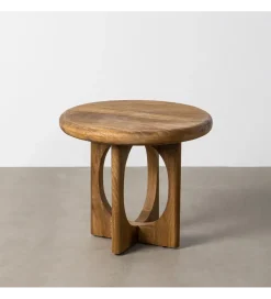 Stolik kawowy KONECEN 55 cm drewno mango