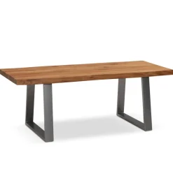 Stolik kawowy KORNEL 120 cm drewno akacja