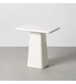 Stolik kawowy LACADO 60 x 40 cm kremowy