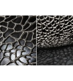 Stolik Kawowy Leaf 80 Cm srebrny
