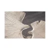 Stolik kawowy Leaf 52 cm srebrny