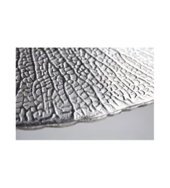 Stolik kawowy Leaf 42 cm srebrny