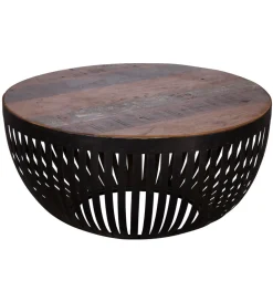 Stolik kawowy LOFTE 70 cm drewno mango