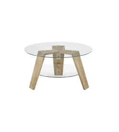 Stolik kawowy LUBLIN 75 cm dąb