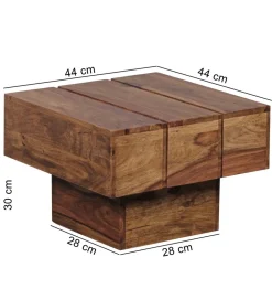 Stolik kawowy LUCCA 44 cm drewno sheesham