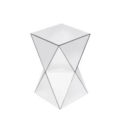 Stolik kawowy LUXURY TRIANGLE 32 cm lustrzany