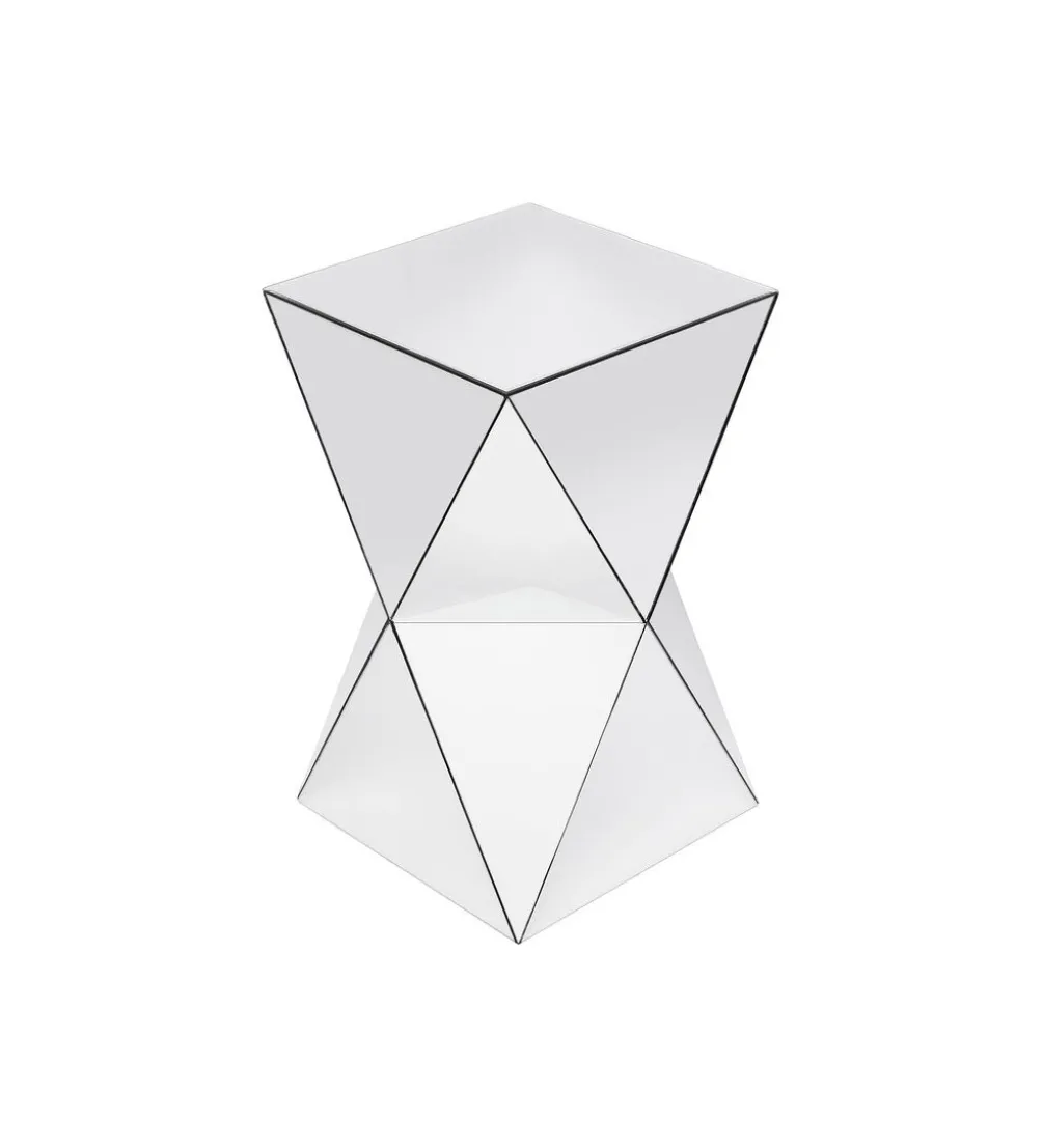 Stolik kawowy LUXURY TRIANGLE 32 cm lustrzany