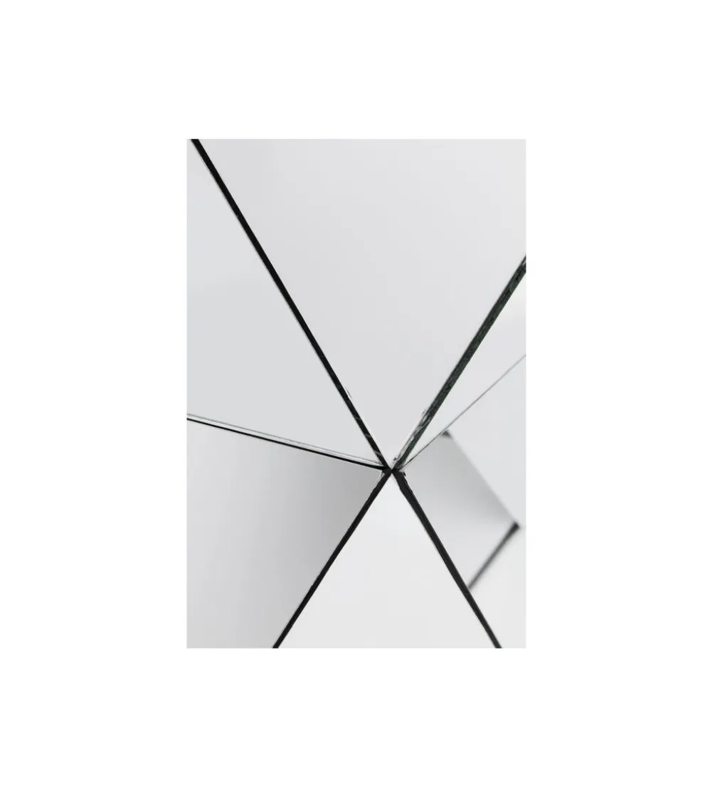 Stolik kawowy LUXURY TRIANGLE 32 cm lustrzany