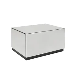 Stolik kawowy LUXY MIRROR TRUNK 80 cm z szufladami