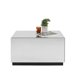Stolik kawowy LUXY MIRROR TRUNK 80 cm z szufladami