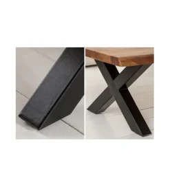 Stolik kawowy Maamut X 110 cm drewno Akacja honey