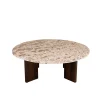Stolik kawowy MATHILDE 90 cm w optyce marmuru