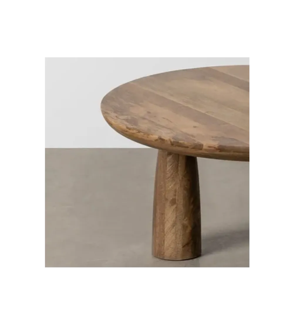 Stolik kawowy MENT 90 cm drewno mango