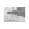 Stolik kawowy Modul 60 cm czarno miedziany