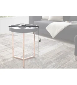 Stolik kawowy Modul 40 cm czarny