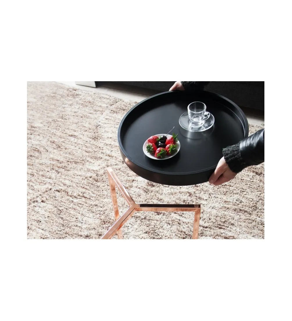 Stolik kawowy Modul 40 cm czarny