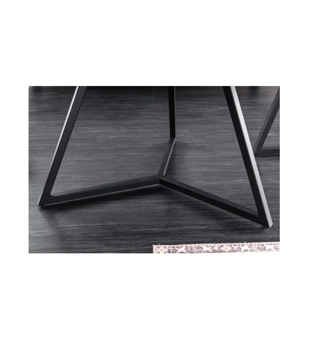Stolik kawowy MONTREAL Marvelous 90 cm ceramika w optyce marmuru